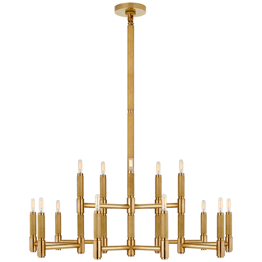 Barrett Large Knurled Chandelier